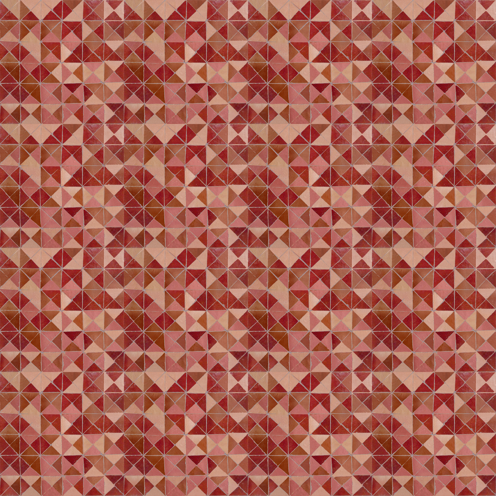 Mosaic House Moroccan tile Azur MRB 4-7-21-22 Rust Red Pink Light Pink zellige, mosaic, zellij, field, pattern, glaze, simple